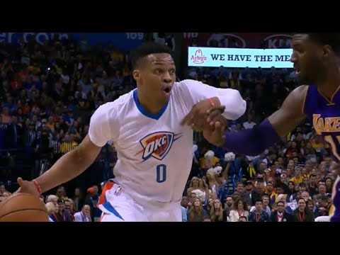Russell Westbrook Full Highlights 2016 04 12 vs LAKERS  13pts