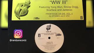 Yung Wun feat. Snoop Dogg, Scarface &amp; Jadakiss - WW III (Instrumental) (2000)