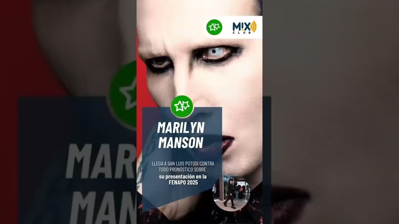 Marilyn Manson ya aterrizó en San Luis y ni 6 mil firmas ni rezos lo frenaron.