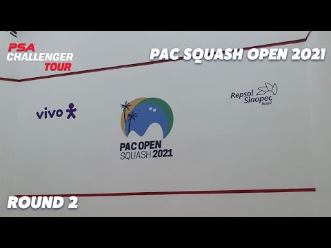 LIVE SQUASH: PAC Squash Open 2021 - Rd 2