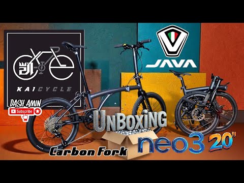 Kaicycle unboxing Java neo 3 20" trifold. Brompton copy killer? #javabikes #javaneo3 