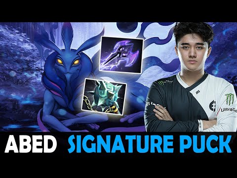 ABED SIGNATURE PUCK w/ MAGE SLAYER BUILD | DOTA 2 Gameplay