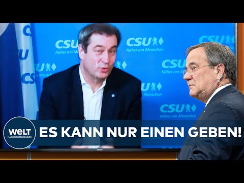 HOCHSPANNUNG! Markus Söder oder Armin Laschet? Wer wird Kanzlerkandidat der Union? I WELT News