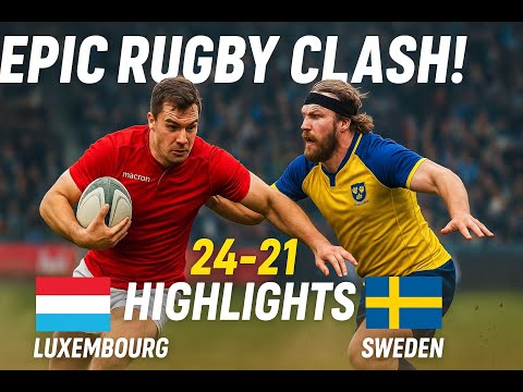 Luxembourg v Sweden Rugby Highlights