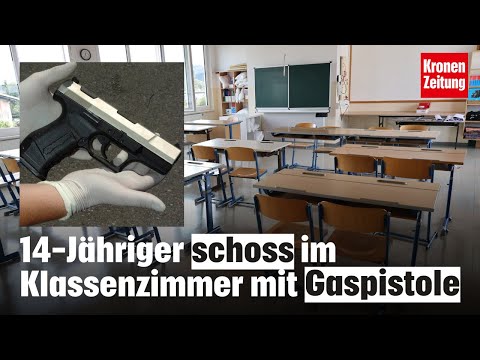 Wirbel in Kapfenberg: 14-Jähriger schoss im Klassenzimmer mit Gaspistole |  krone.tv NEWS