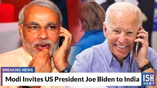 Modi Invites US President Joe Biden to India