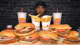 Download lagu (ASMR) EATING A COUPLE WHOPPERS BURGER KING MUKBANG mp3
