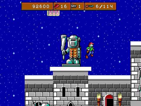 Dangerous Dave’s Risky Rescue - Scene 5: The Moats Gauntlet (1993) | 4K/60