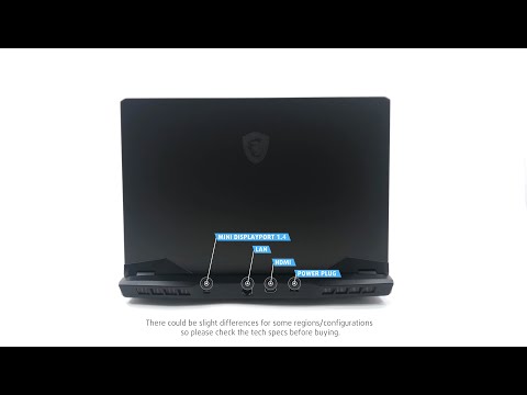 🔄 MSI Vector GP66 (12Ux) - Ports info and 360º look