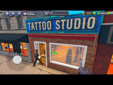 Tattoo Studio Simulator Gameplay | Create, Manage and Grow Your Own Tattoo Store