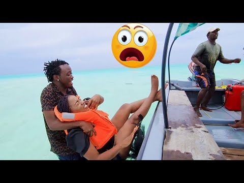 DIANA & BAHATI ANNIVERSARY VACATION DAY 2 || ZANZIBAR MNEMBA ISLAND