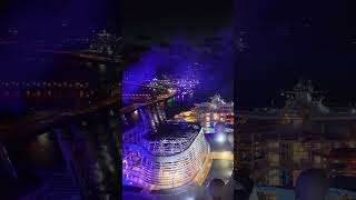 Wonder of the Seas Glows Over Miami | 4K Drone Footage of Royal Caribbean’s Largest Ship Oct 24 2025