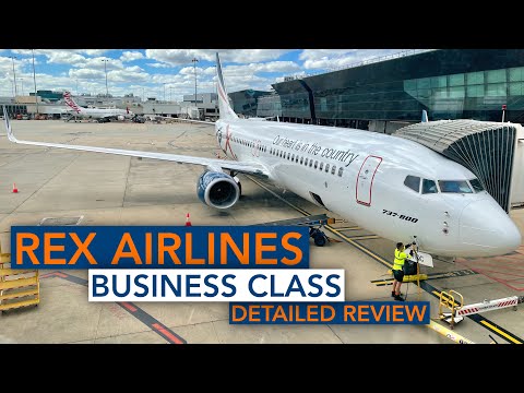 Is REX Airlines Business Class any good? Full review from Melbourne to Sydney. Video