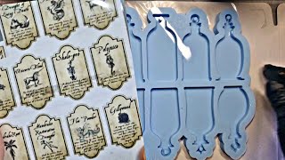 EPOXY RESIN APOTHECARY BOTTLES? | 2024 HALLOWEEN CRAFT COLLABORATION