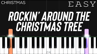 Christmas - Rockin’ Around The Christmas Tree | EASY Piano Tutorial