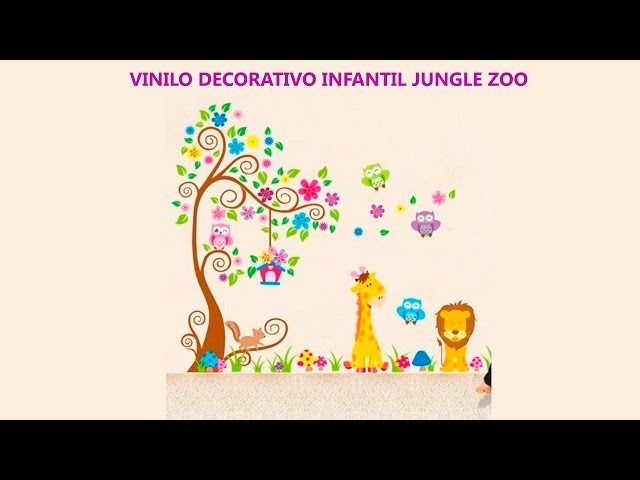 Vídeo relacionado con decalmile Pegatinas de Pared Animales de la Jungla Vid Vinilos Decorativos Safari León Mono Koala Adhesivos Pared Habitación Infantiles Niños Bebés Guardería