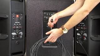 Video thumbnail for Musikanlage 3 - JBL Eon 612 & dbTechnologies SUB 618- Aufbau, Anschluss und Funktionen by mjs-solutions Veranstaltungstechnik