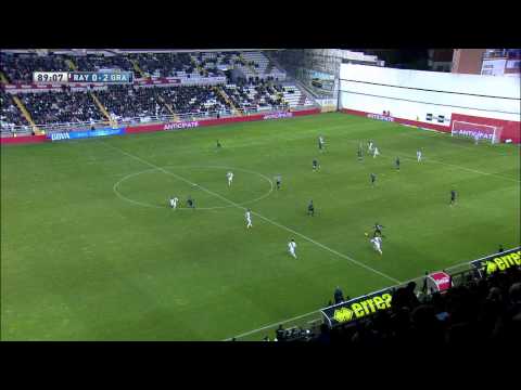 Gol de Riki (0-2) en el Rayo Vallecano - Granada CF - HD