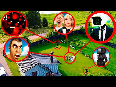 SKIBIDI TOILET vs CAMERAMAN, TV WOMAN & SPEAKERMAN IN REAL LIFE!