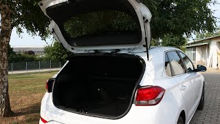 Hyundai i30 - How to Open the Trunk