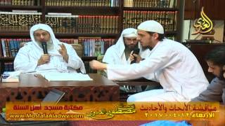 مناقشة الأبحاث والأحاديث بمكتبة مسجد أهل السنة بمنية سمنود 12 04 2017 4