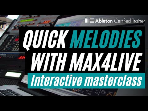 How to quickly create melodies in Max for Live | Interactive Masterclass preview