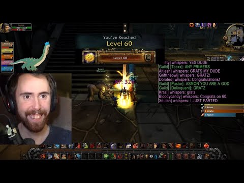 Asmongold hits Level 60 in Classic WOW | Stream Highlights #1