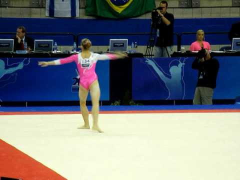Anna Myzdrikova - Floor 2009 Worlds qualifications