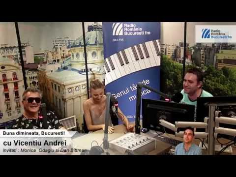Monica Odagiu si ... un pic Dan Bittman la BucurestiFM