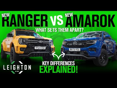 Ford vs VW – The New Ford Ranger & VW Amarok - ALL THE DIFFERENCES! | Leighton Vans