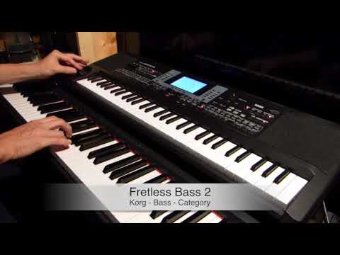 Korg microARRANGER - Tutorial / Review #13- SOUNDS - Bass