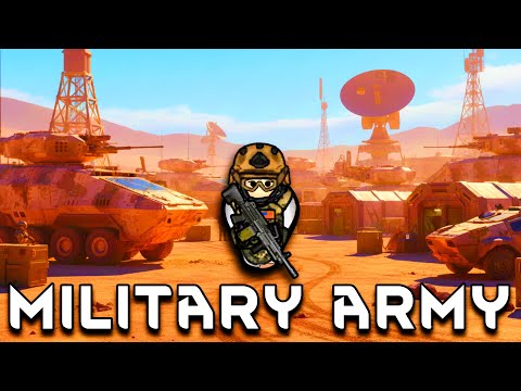 I Built a MILITARY ARMY From NOTHING in RimWorld