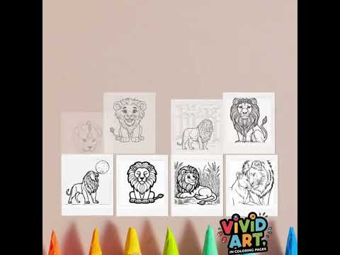 Stunning Free Printable Lion Coloring Pages For Adults