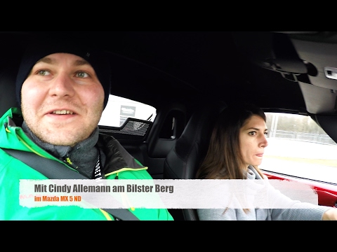 Am Bilster Berg mit Cindy Allemann im Mazda MX-5