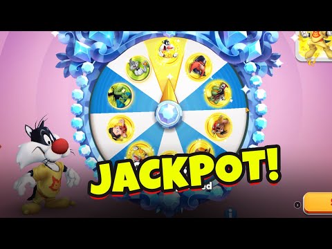Looney Tunes World of Mayhem - Evil Granny Opening JACKPOT + 35 Spins Golden Tickets and Glove