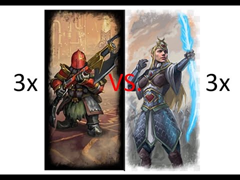 Can 3 Infernal Guard Fireglaives beat 3 Sisters of Avelorn in Total War: Warhammer 3?
