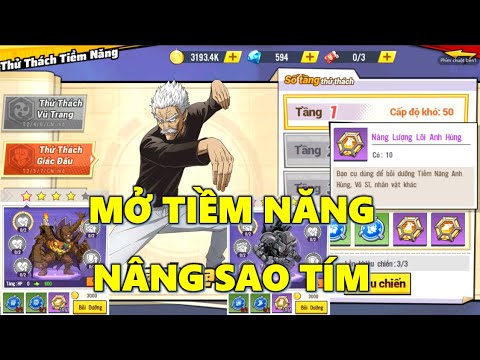 Live One Punch Man: The Strongest - Mở Tính Năng Mới Tiềm Năng Nâng Sao Tím Lại Tốn Của Rồi Đây