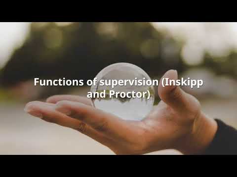 Introduction to my Supervision Model - (music and text video) - In this video I explain, in a different medium, how I work and why I work in this way. I also introduce the theories that I will be discussing in future videos.