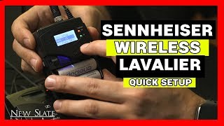 How to Setup Sennheiser G3 & G4 Wireless Lavalier (Quick Overview)