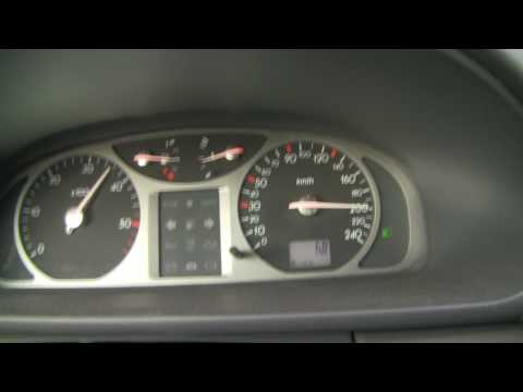 Renault Laguna 1.9 dCi 200 km/h on Autobahn 6th gear
