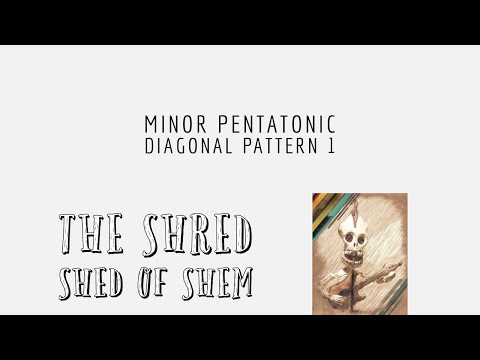 Minor pentatonic - Diagonal pattern 1