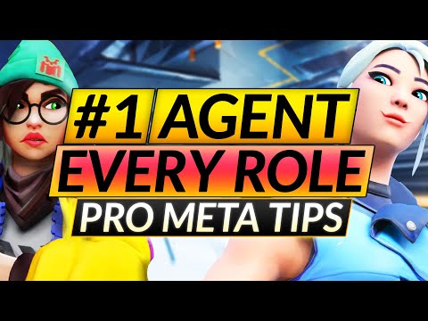 The NEW Agent META: BEST MAINS for EACH ROLE in Patch 2.05 - Valorant Guide