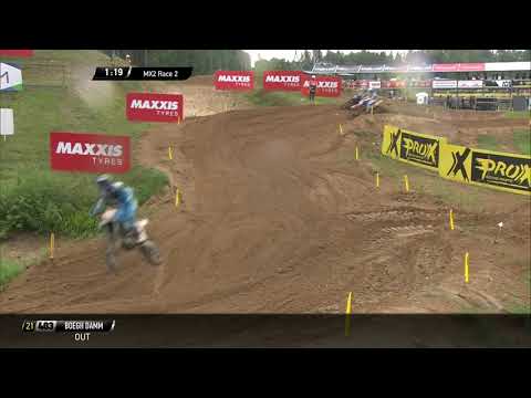 Geerts passes Guadagnini | MX2 Race 1 | MXGP of Latvia 2021