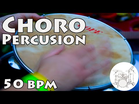 Play along Drums | Choro Beat 50 bpm