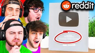 REACTING to REDDIT ROASTING our YOUTUBE!