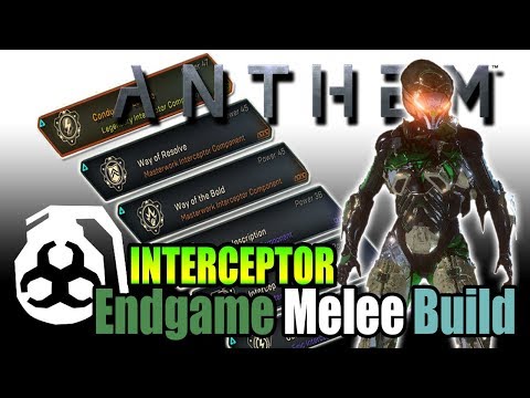 Melee God Interceptor Endgame Build Guide (INSANE COMBO DAMAGE) - Anthem
