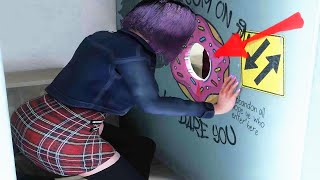 A Weird Hole In The Bathroom