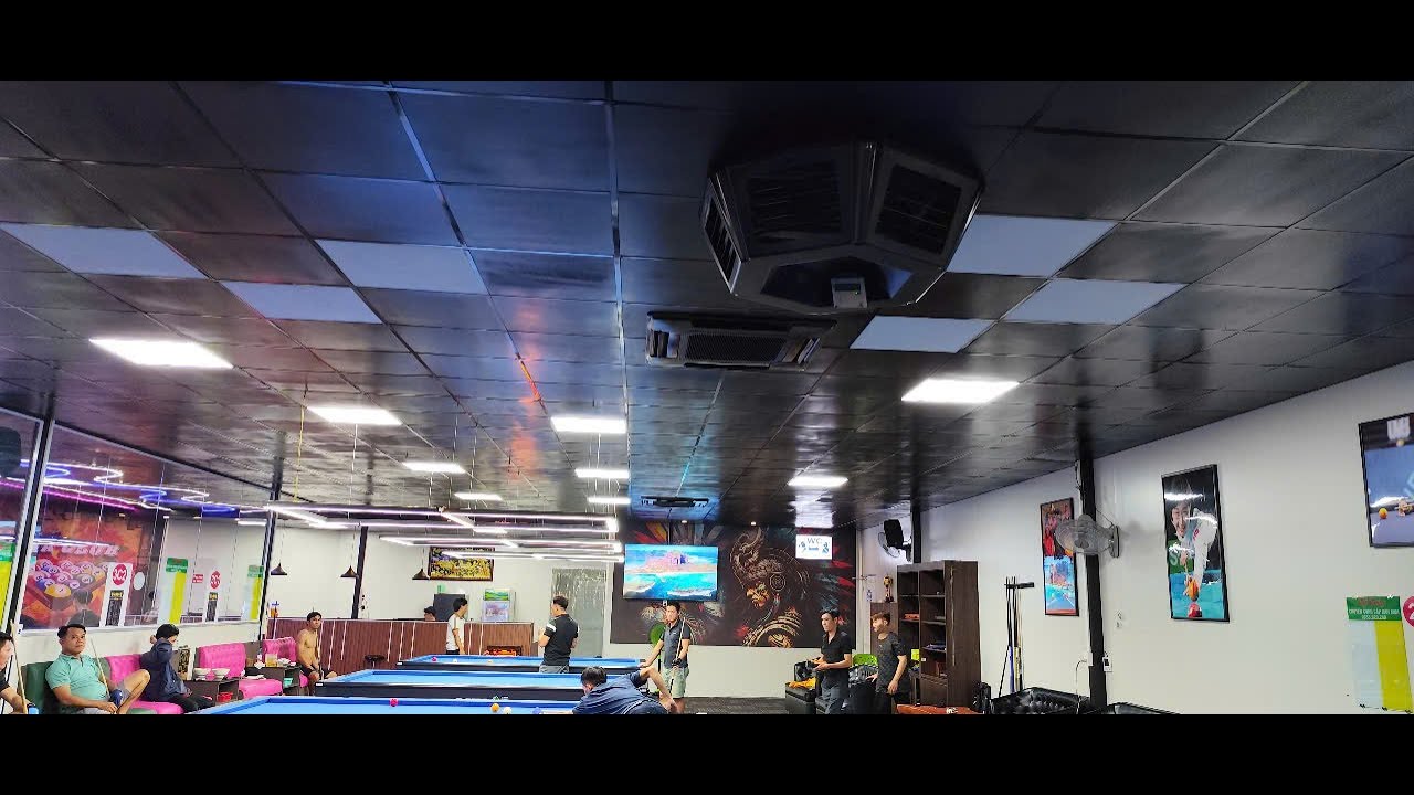 Máy làm mát được lắp ở CLB Billiard
