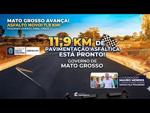 Veja como estão as obras na MT 160 que liga Nova Maringá MT a Brianorte MT 12.07.2026