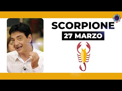 | Domenica 27 Marzo | Oroscopo Paolo Fox | Scorpione | Domenica favoloso, finalmente rilassati